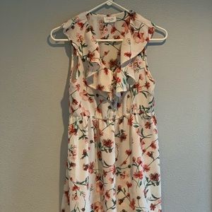 Flower mid rise dress